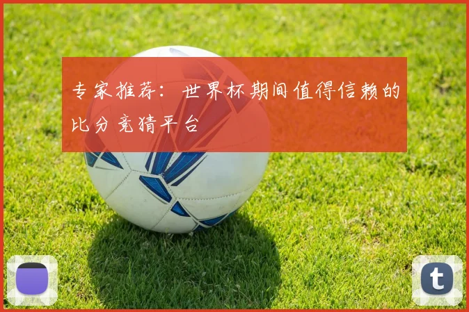 专家推荐:世界杯期间值得信赖的比分竞猜平台